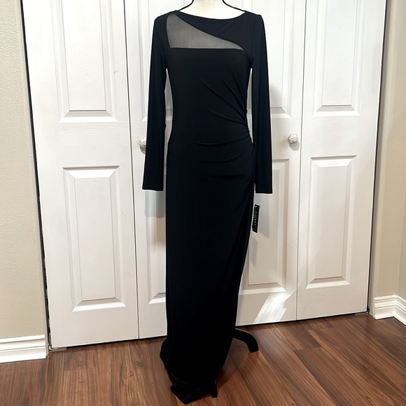 Ralph Lauren Dresses & Skirts - Ralph Lauren Black Long Sleeve Prom Dress